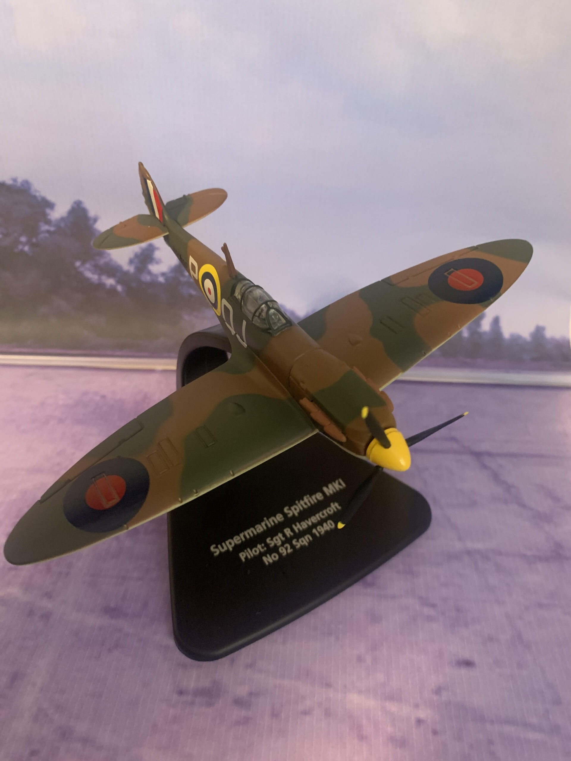 Supermarine Spitfire – 92 Sqn. RAF, Sgt R Havercroft, Battle of  Britain 1940 (Unboxed Displayed) – Plane Store
